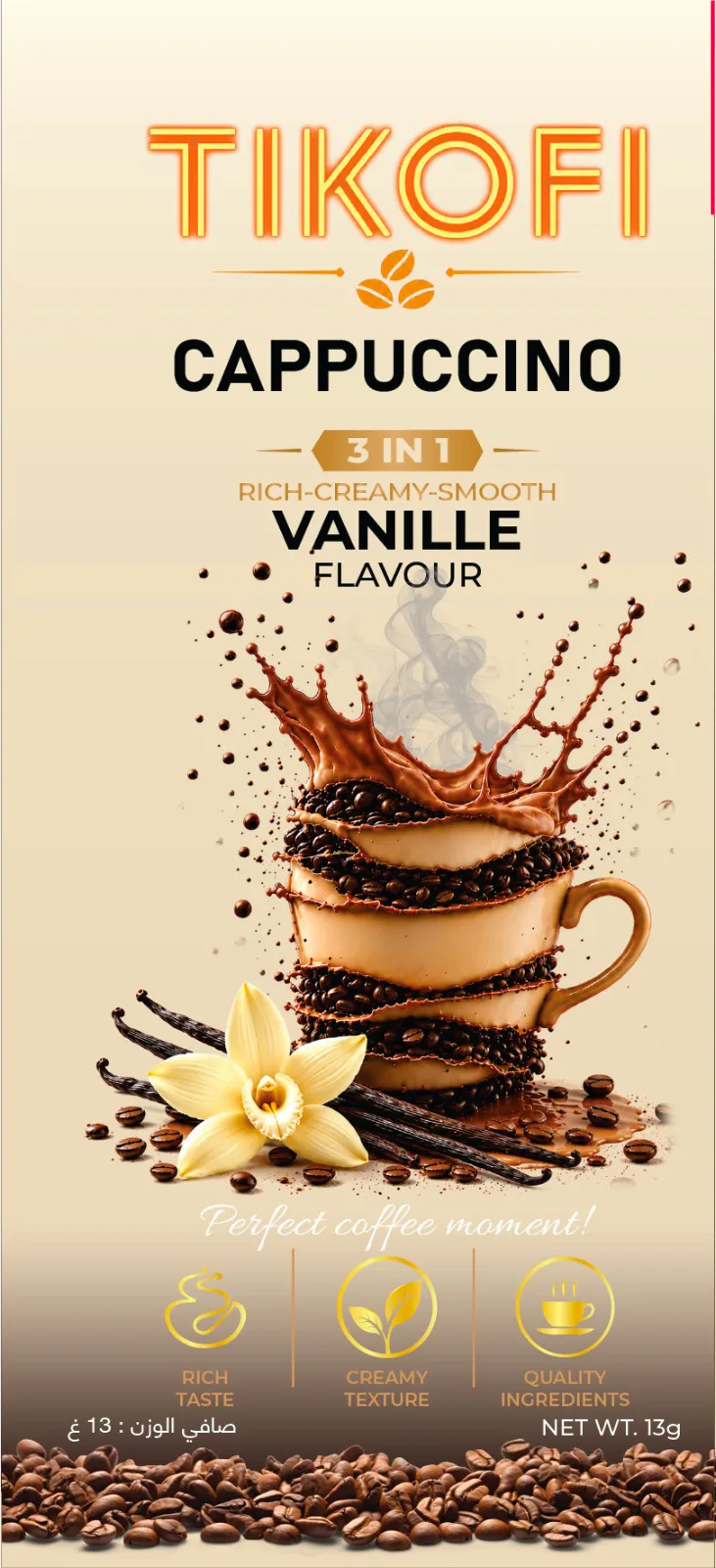 Cappuccino 3en1 Vanille TIKOFI